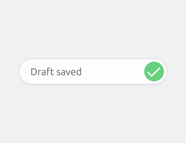 Receipt reconciliations are now auto saved as draft while you reconcile